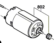 Moteur réf. 2 609 001 957 BOSCH